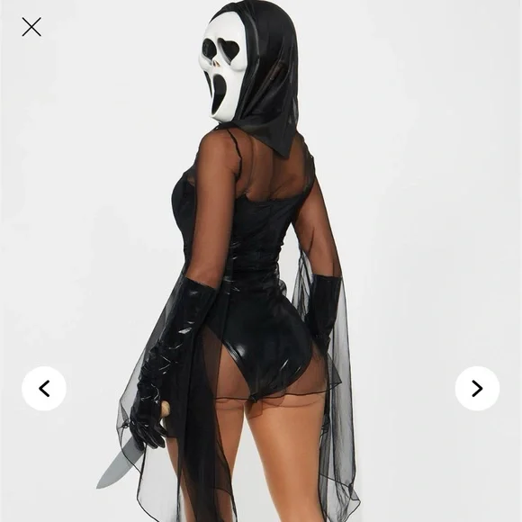 Scream 🔥 ghostface costume cosplay Halloween Fashion Nova sexy - Picture 5 of 5